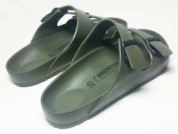 100日元~Birkenstock [BIRKENSTOCK]亞利桑那州EVA卡其41（26.5厘米） 原文:100円～　ビルケンシュトック[BIRKENSTOCK]アリゾナEVA カーキ 41(26.5cm)