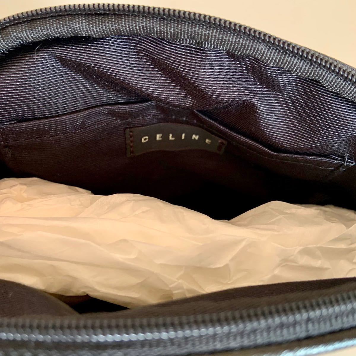 未使用 CELINE セリーヌ ポーチ タオルハンカチ 2点セット 未使用 CELINE セリーヌ ポーチ タオルハンカチ 2点セット