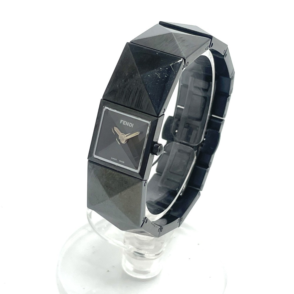 FENDI Fendi 4270Lororoji кварц наручные часы SS черный женский [ б/у ]