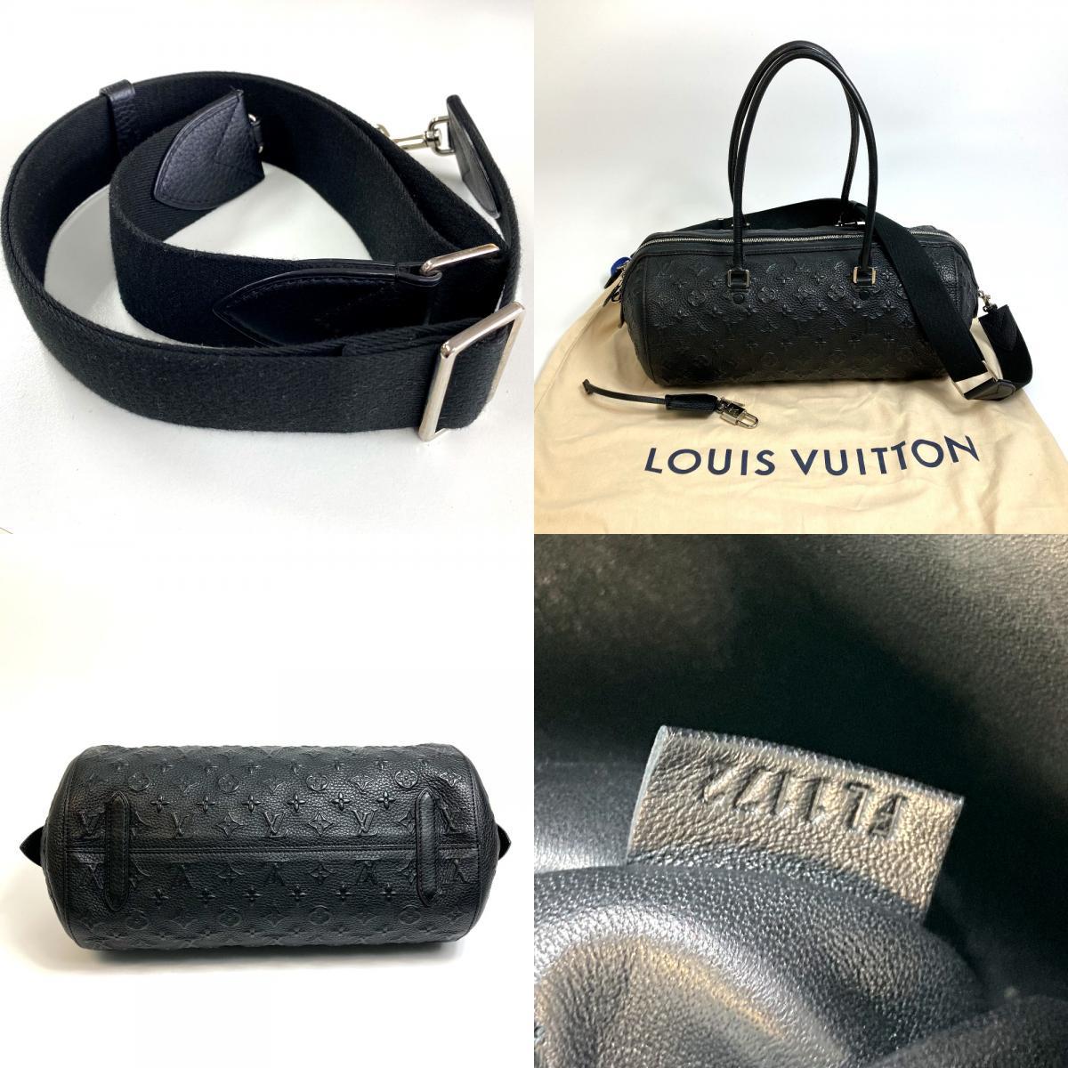 LOUIS VUITTON ルイヴィトン M40737 モノグラム レヴェラション ネオパピヨンGM 2WAY ボストンバッグ ショルダーバッグ ブラック【中古】_画像10