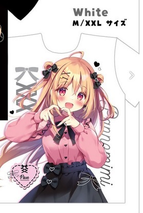 ぱんのみみ ぱんちゃん誕生日記念フルグラフィックTシャツ XXLサイズ