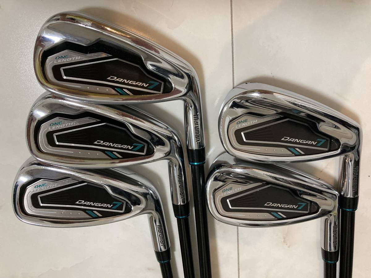 美品 マルマン ダンガン7 ワンレングスアイアン 6-PW 5本セット