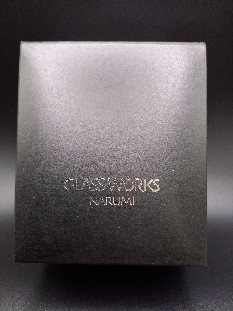 ★GLASS WORKS NARUMI/ナルミ　置き時計　クォーツ　動作未確認　0713NA_画像6