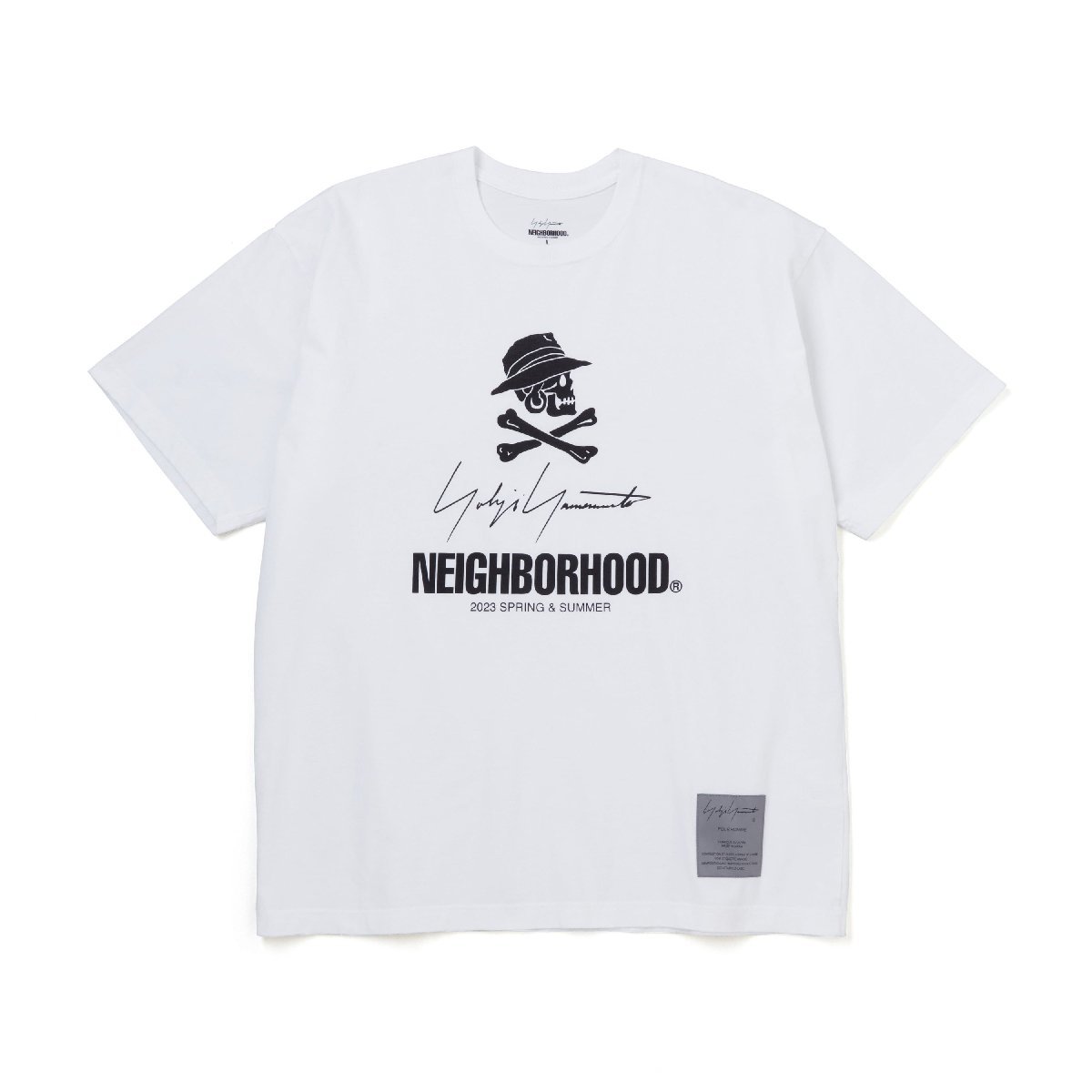 【希少サイズ/激レア/限定/コラボ/新品】ネイバーフッド x ヨウジヤマモト NEIGHBORHOOD x Yohji Yamamoto Tシャツ XXL YY-22NBTE-02 白_画像1