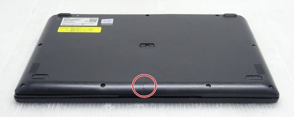 【ジャンク品/部品取り用 】ノートPC NEC VersaPro VKT13H-5 第8世代Core i5 メモリ不明/HDDなし ヒンジ割れ ＠J076_画像7