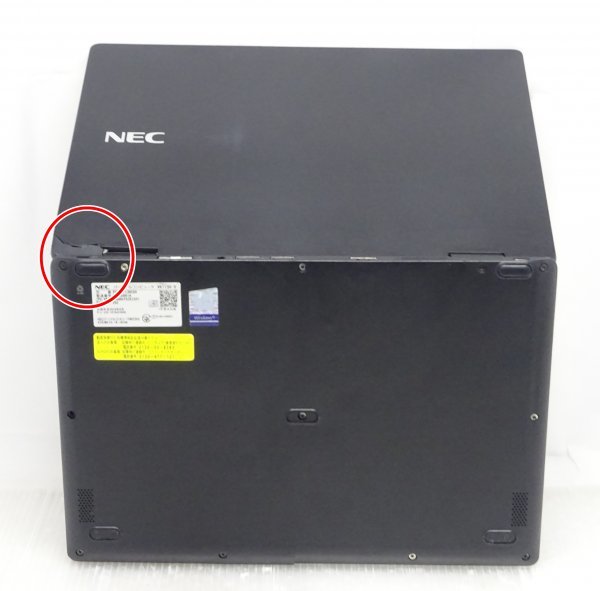 【ジャンク品/部品取り用 】ノートPC NEC VersaPro VKT13H-5 第8世代Core i5 メモリ不明/HDDなし ヒンジ割れ ＠J076_画像5