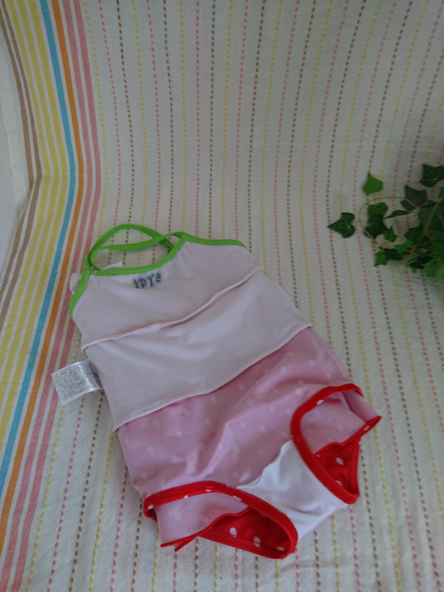 *.... size * strawberry pattern. One-piece swimsuit * size 80*( stock ) west pine shop chain * chronicle name equipped * baby size *