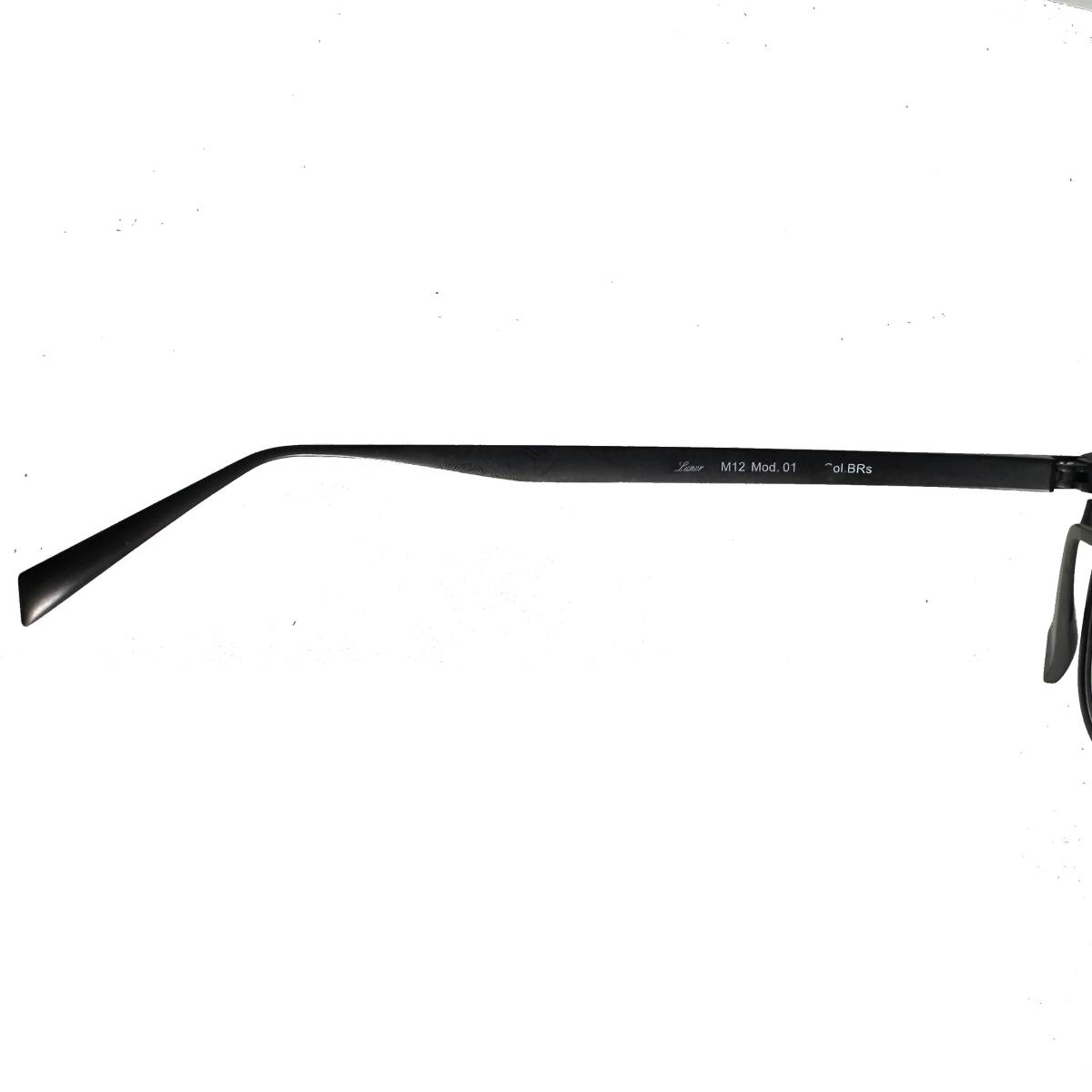 処分価格 Lunor 未使用】日本製 チタン素材 ルノア メガネ M12 Mod 01 BRs | サーモント ブロータイプ | ドイツブランド 