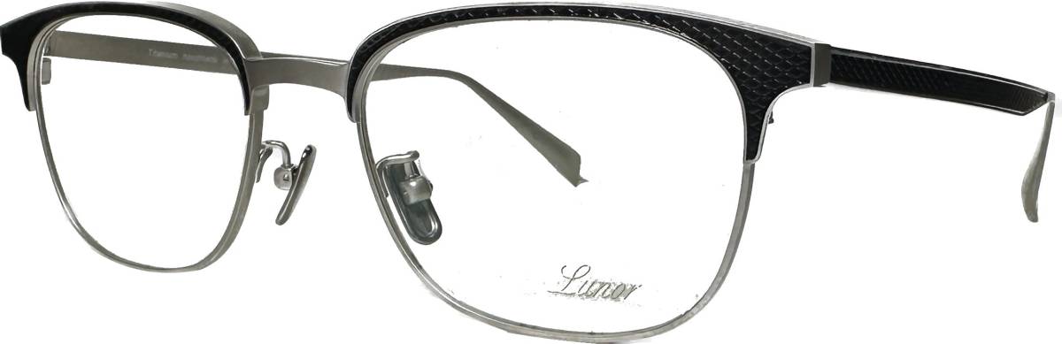 処分価格 Lunor 未使用品】日本製 チタン素材 ルノア メガネ M12 Mod 01 PPs | サーモント ブロータイプ | ドイツブランド 