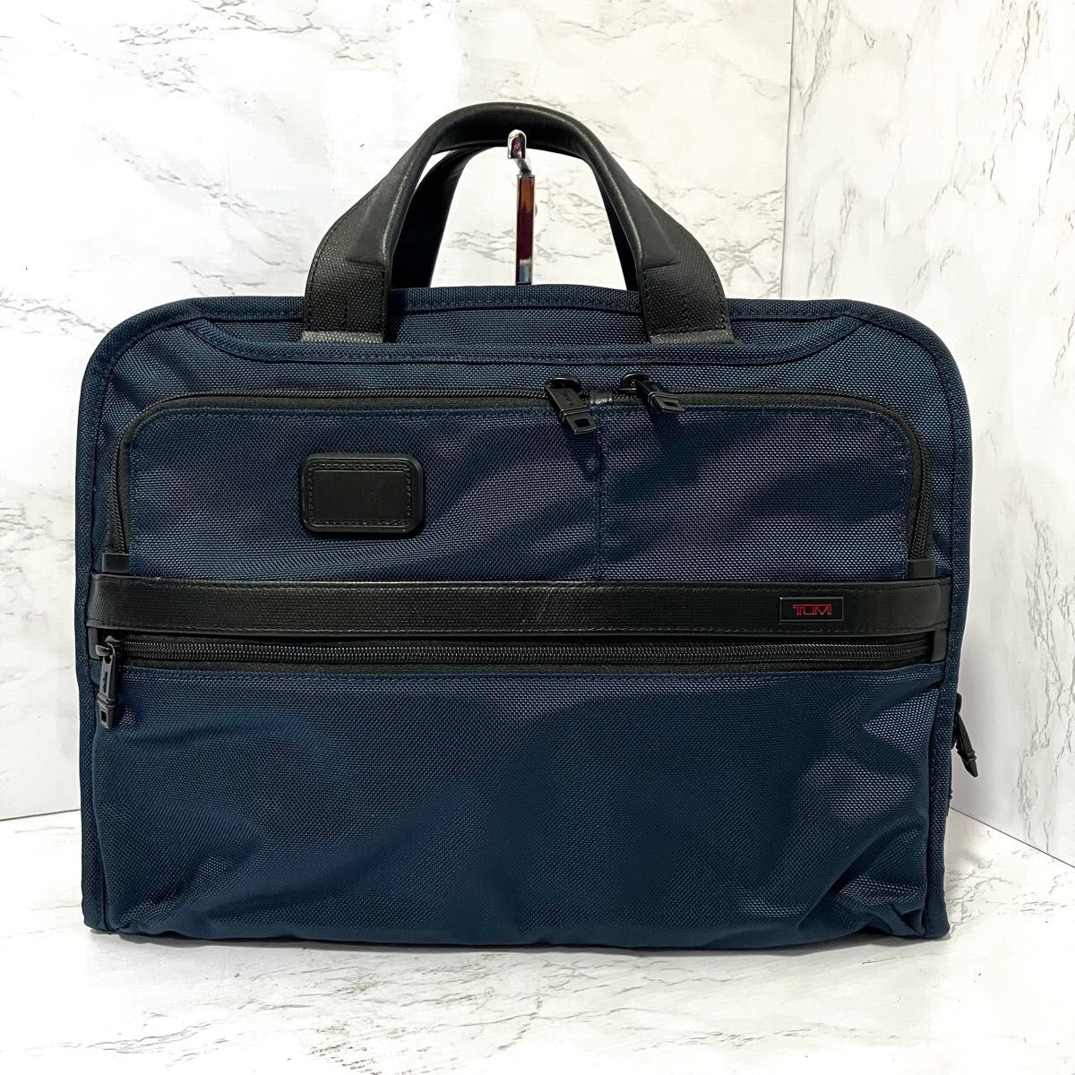 TUMI トゥミ for SHIPS 別注 ALPHA2 アルファ2 2WAY ブリーフケース ビジネスバッグ ネイビー