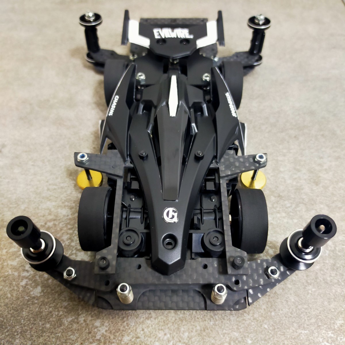ミニ四駆 アバンテ MK3 アズール 完成品 MSフレキ フルカスタム ミニ四駆 アバンテ MK3 アズール 完成品 MSフレキ フルカスタム