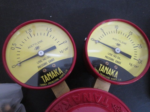 D851■TANAKA(タナカ) アセチレン調整器 マスターⅡ A / 田中 ガス溶断器 / 未使用_画像2