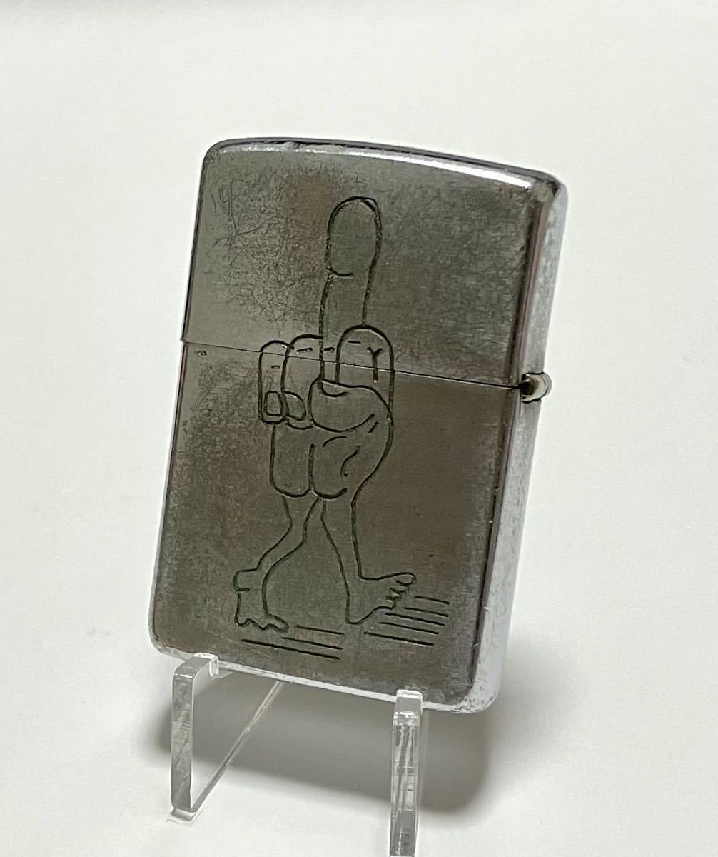 ZIPPO 年製 ベトナムジッポー ファックマン 指 デザイン VIET NAM