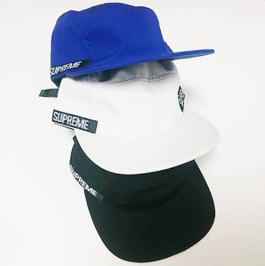 新品 未使用 国内正規品 ◆ Supreme 16ss Logo Tape Strap Camp Cap Royal Blue/ロイヤルブルー＋ステッカー類4点 ◆_画像9