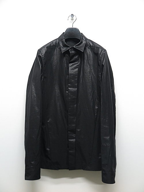 超高品質で人気の SALE30%OFF/JULIUS・ユリウス/COATED SHIRT/BLACK・2