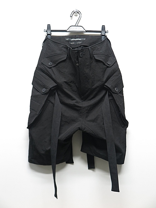 SALE30%OFF/JULIUS・ユリウス/NYLON/COTTON WASHED GROSGRAIN/BLACK・3