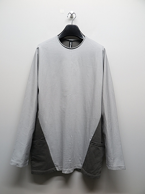 SALE30%OFF/RIPVANWINKLE・リップヴァンウィンクル/スビンジャージ DOLMAN L/S/L.GRAY×SHARK・M