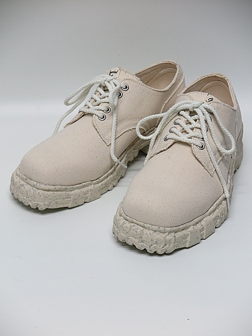 SALE30%OFF/Maison MIHARA YASUHIRO・メゾン ミハラヤスヒロ/PAST sole Canvas Shoes/WHT・41_画像1