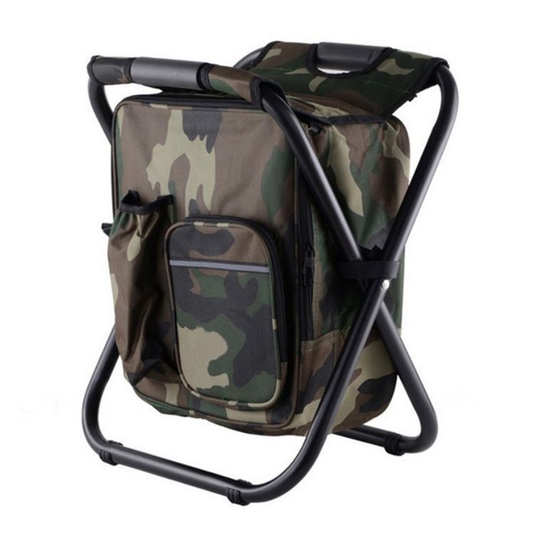  rucksack chair folding chair rucksack keep cool bag heat insulation outdoor line row motion . camp barbecue camouflage new goods 