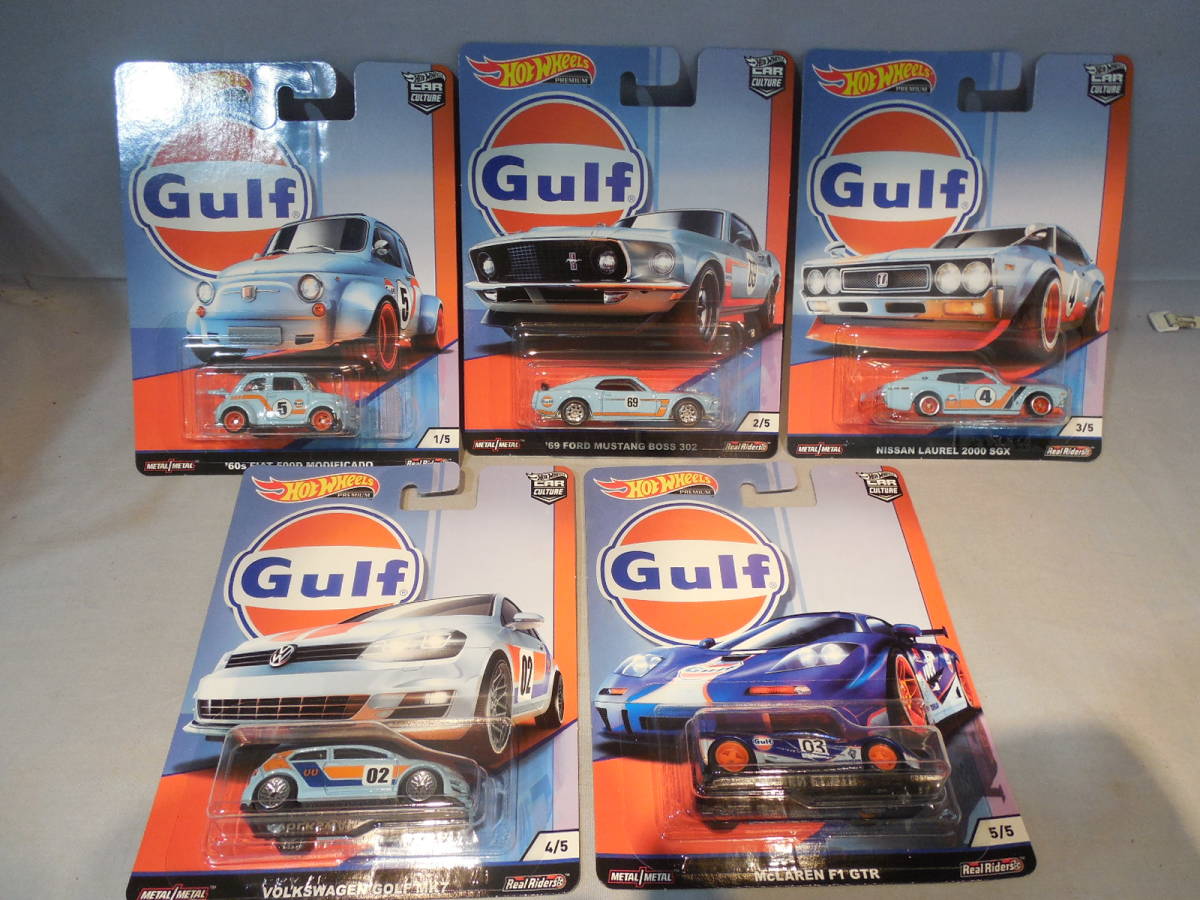 ホットウィール プレミアム ガルフ 5種 Yahoo!オークション - ホットウィール・プレミアム Gulf・ガルフ