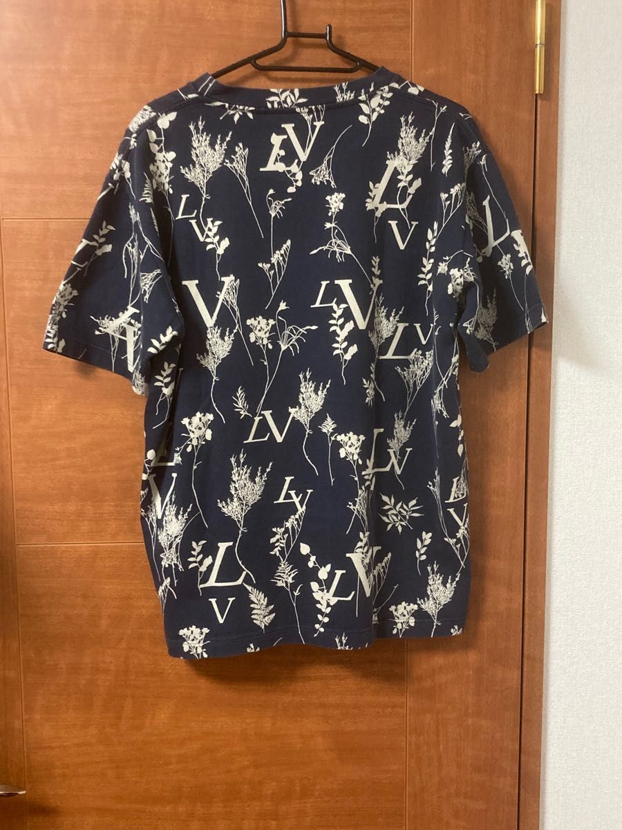 VUITTON ルイヴィトン　カットソー　Tシャツ　半袖シャツ　リーフ　ロゴ　美品