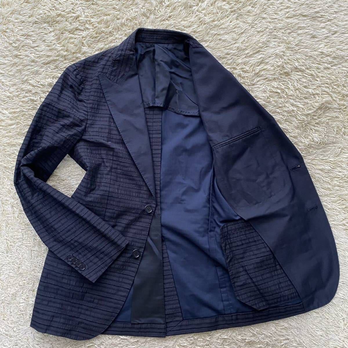 ユナイテッドアローズ UNITED ARROWS 夏用 ジャケット 紺 Sサイズ-