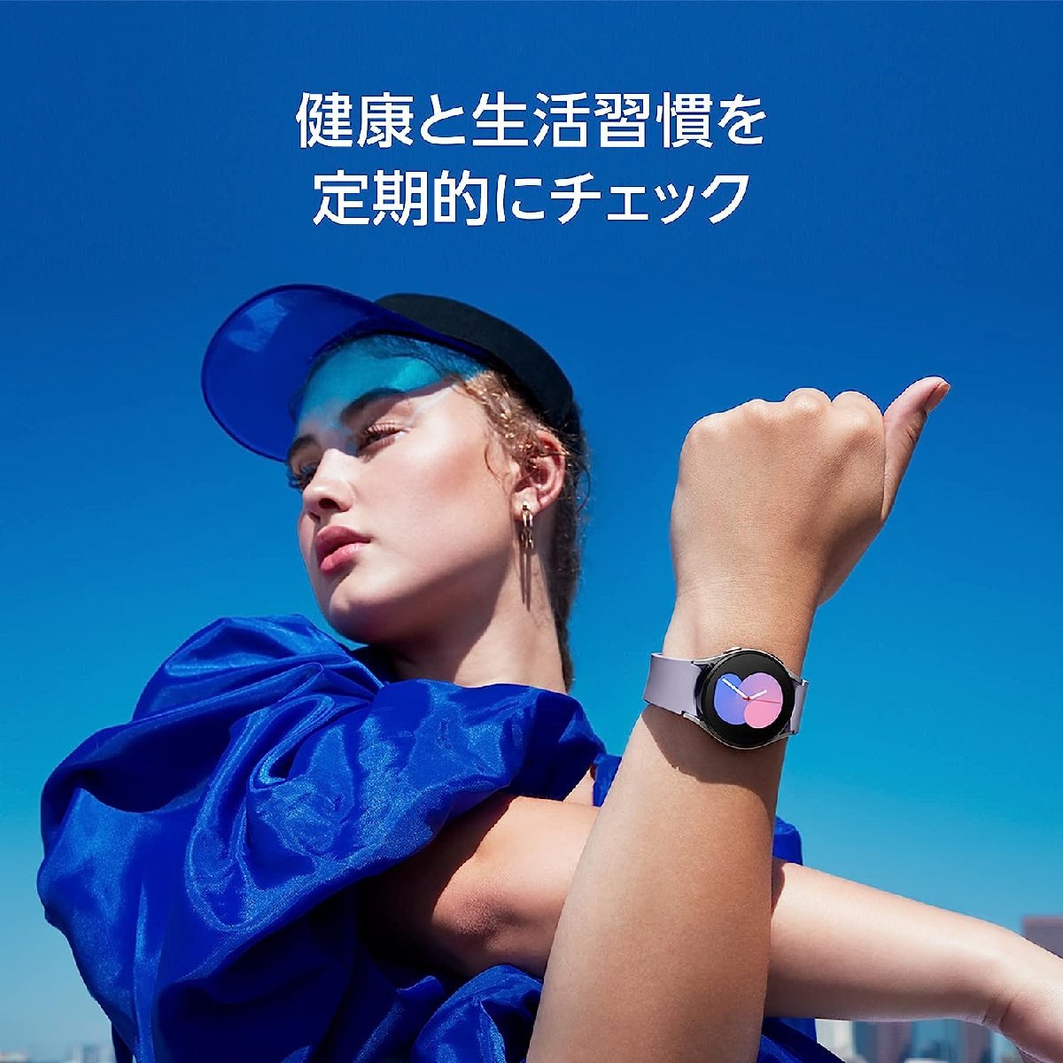 Galaxy Watch5 40mm 電話 / グラファイト [by Galaxy純正 国内正規品] SM-R900NZAAXJP 保証有_画像3