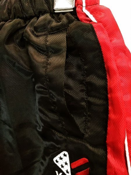 KU0196 0 бесплатная доставка б/у одежда Kaepa Kei pa Wind брюки размер 100cm черный красный Kids для мужчин и женщин водоотталкивающий водонепроницаемый спорт тренировка 