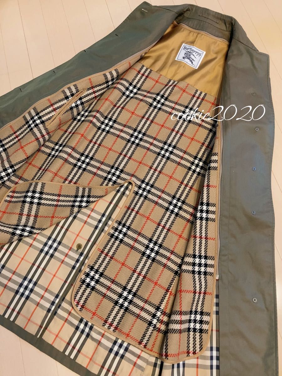 高級【美品 ライナー付きトレンチコート】BURBERRY バーバリー 美