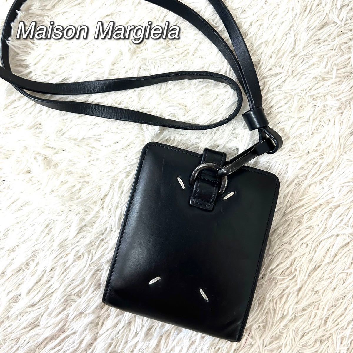 即納&大特価】 二つ折り財布 美品 メゾンマルジェラ MaisonMargiela