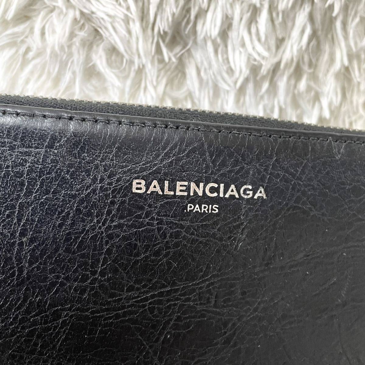 予約商品 極美品 バレンシアガ BALENCIAGA 長財布 ラウンドファスナー