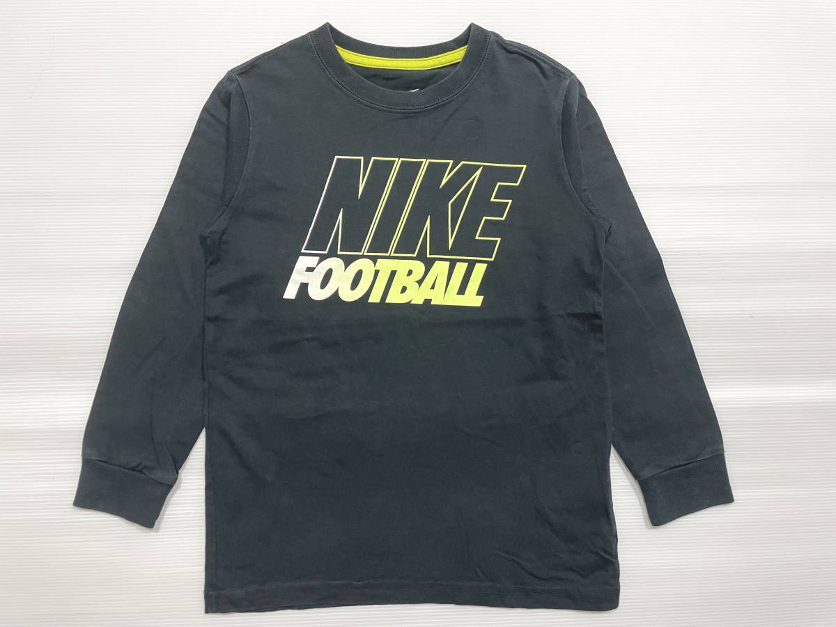 ナイキ NIKE FOOTBALL フットボール キッズ135 カットソー ロンT　　長袖Tシャツ サッカー 石瀬5367_画像1