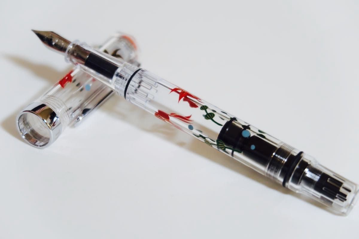 ウ*リ様 ツイスビー ECO 輪島蒔絵 金魚 万年筆 ブングボックス TWSBI ECO 輪島蒔絵 金魚 万年筆 極細(EF