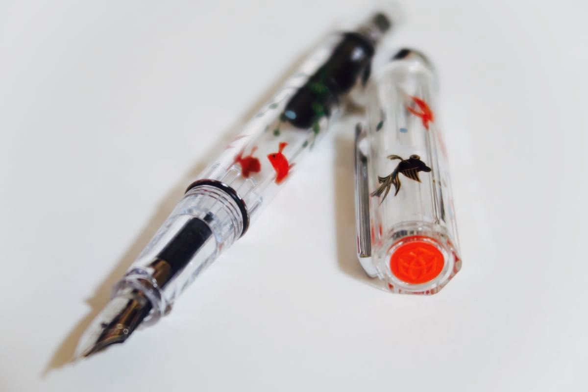 ウ*リ様 ツイスビー ECO 輪島蒔絵 金魚 万年筆 ブングボックス TWSBI ECO 輪島蒔絵 金魚 万年筆 極細(EF