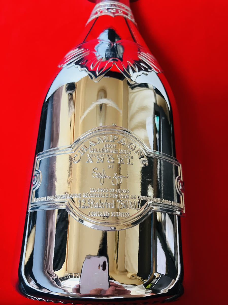 ANGEL CHAMPAGNE Vintage 2004 エンジェル シャンパン2004 空瓶 化粧箱