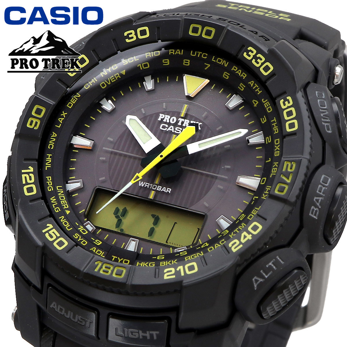 CASIO PROTREK TRIPLE SENSOR 腕時計-