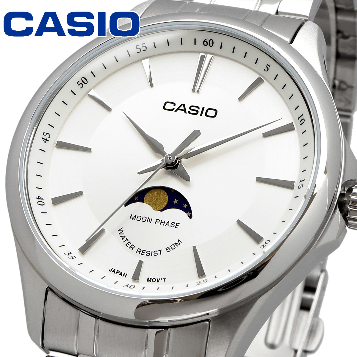CASIO カシオ 腕時計 メンズ チープカシオ チプカシ 海外モデル ムーンフェイズ MTP-M100D-7AV