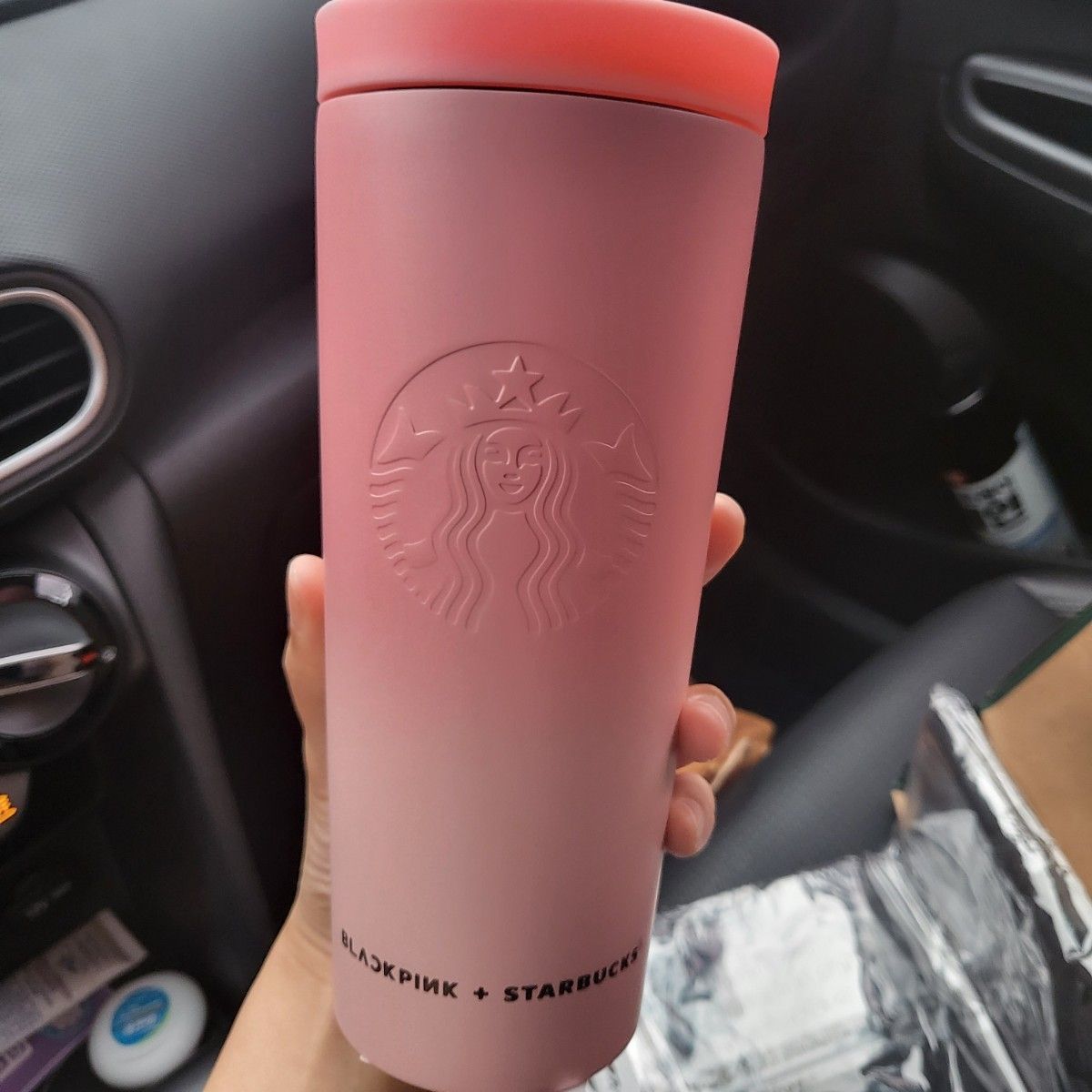 スターバックス BLACKPINK ブラックピンク フリップ タンブラー ピンク