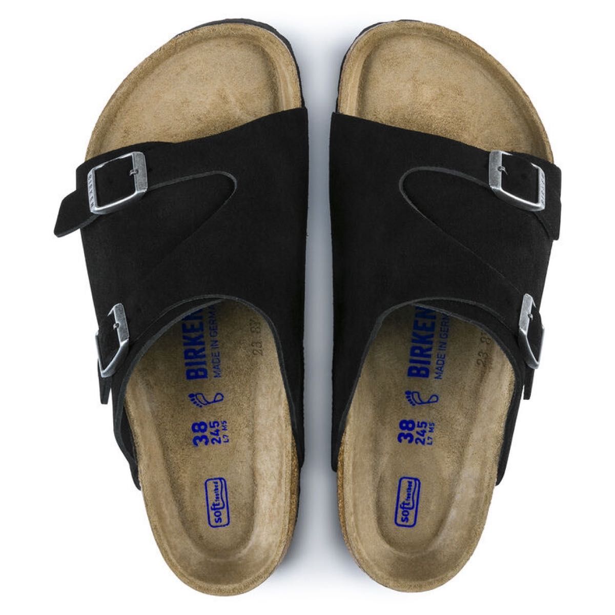 BIRKENSTOCK ビルケンシュトック ZURICH チューリッヒ ブラック サンダル メンズ