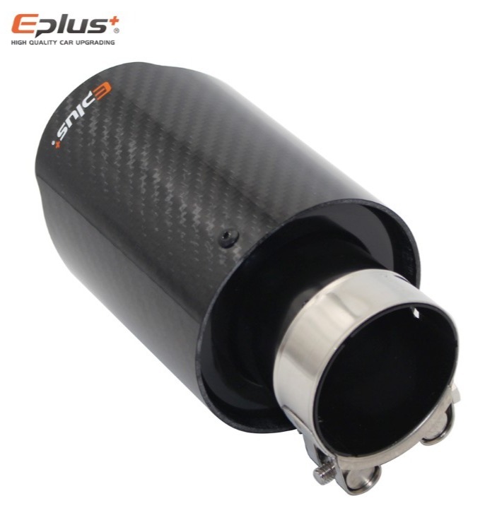 **[60%OFF!!] direct import!! Eplus carbon muffler cutter silencer strut stainless steel all-purpose 63mm-114mm**