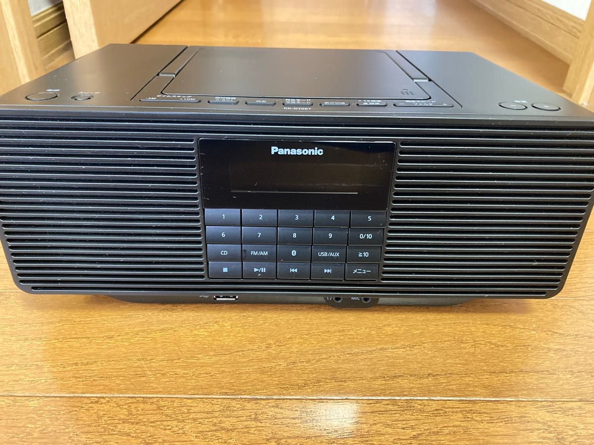 Panasonic ポータブルステレオCDシステム RX-D70BT 2022年製！