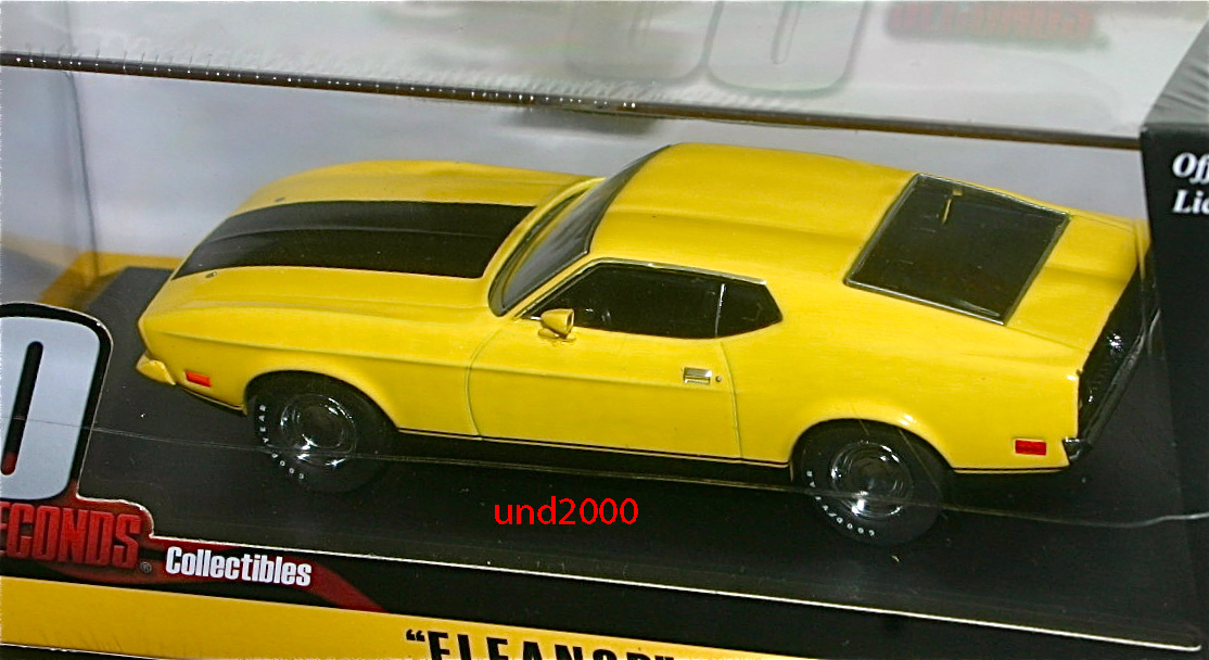 Greenlight バニシング In 60 1/43 1973 Custom Mustang Eleanor マスタング エレノア グリーンライト Gone in 60 Seconds 60セカンズ_画像2