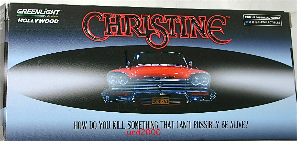 Greenlight クリスティーン 1/43 1958 プリムス フューリー Christine Evil Version Plymouth Fury グリーンライト スティーブン キング_画像4