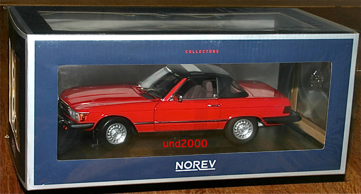 Norevdalas1/18 1979 Mercedes Benz 450SL R107 US-Version red Norevdalas1/18 1979 Mercedes Benz 450SL R107 US-Version red