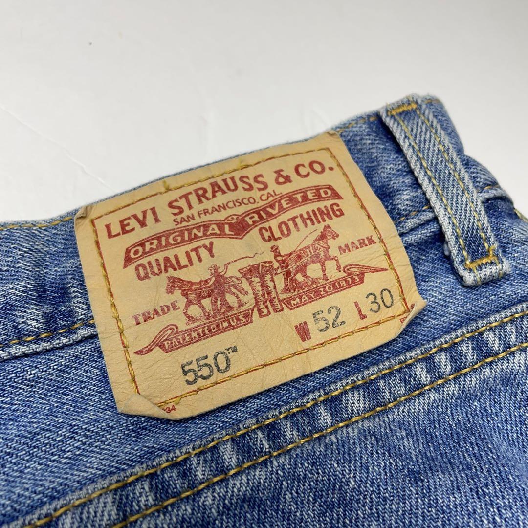 Levi's リーバイス 550 w52 Gパン バギーデニム 極太 オーバー Levi's リーバイス 550 w52 Gパン バギーデニム 極太 オーバー