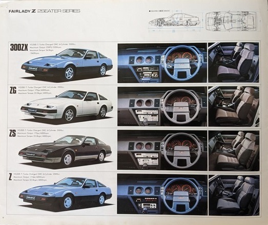 フェアレディZ　(Z31型)　車体カタログ　昭和58年9月　FAIRLADY Z　Z31 HZ31 GZ31 HGZ31　古本・即決・送料無料　管理№ 5902i