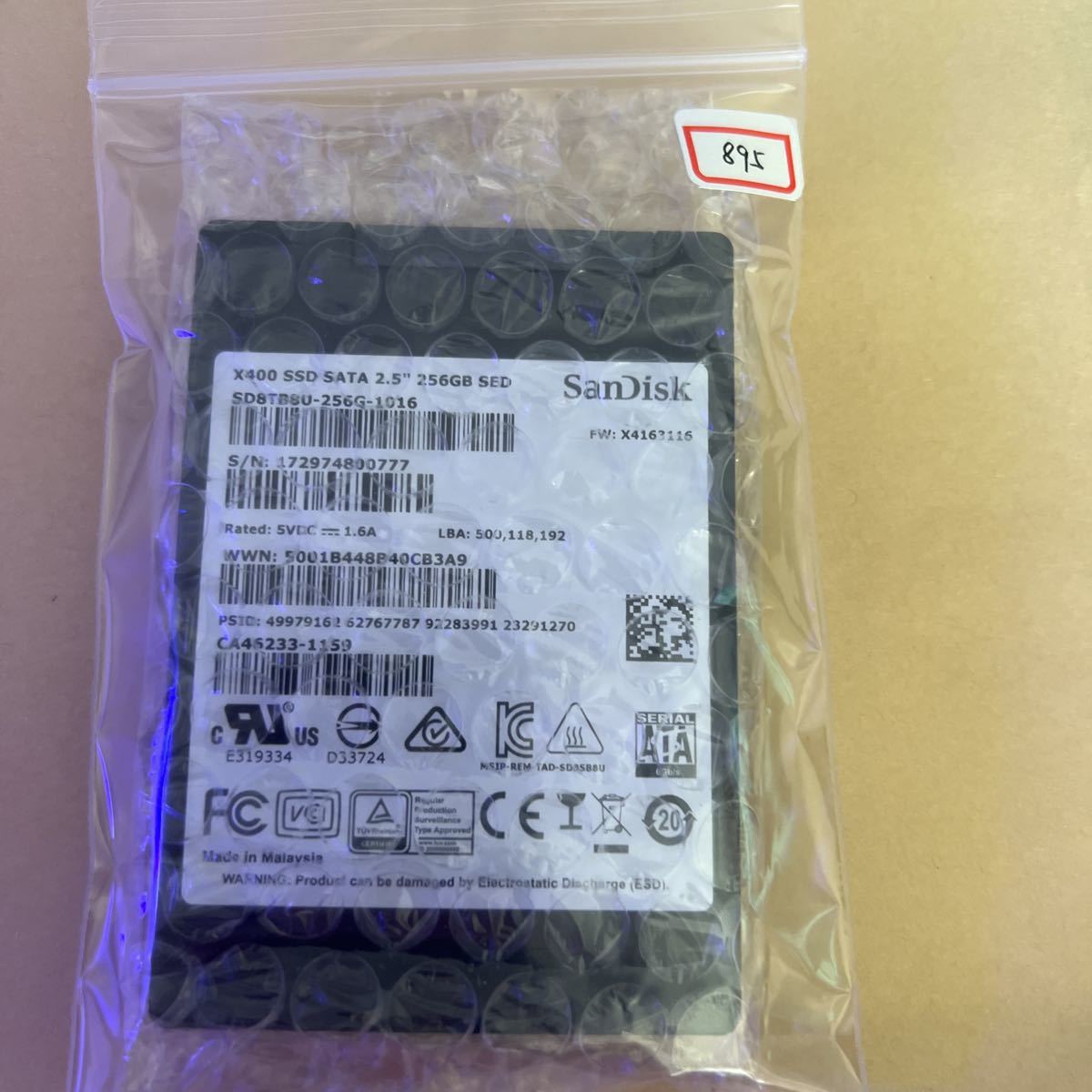 256GB #895# San DiskSD8TB8U-256G-1016 256.0GB_画像4