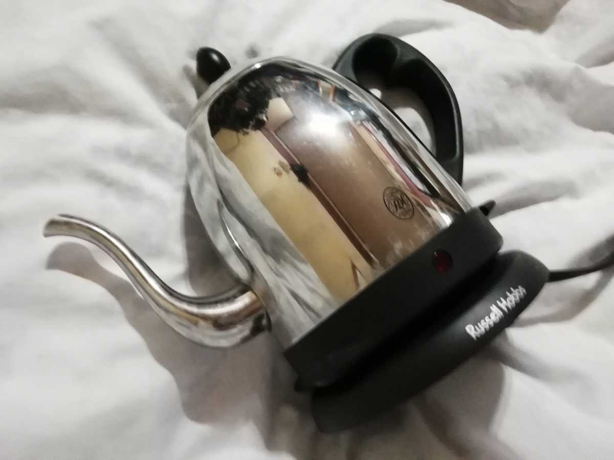  Cafe kettle 7200JP Russell Hobbs electric Cafe kettle 0.8L 7200JP ( secondhand goods ) electric kettle russell ho bs