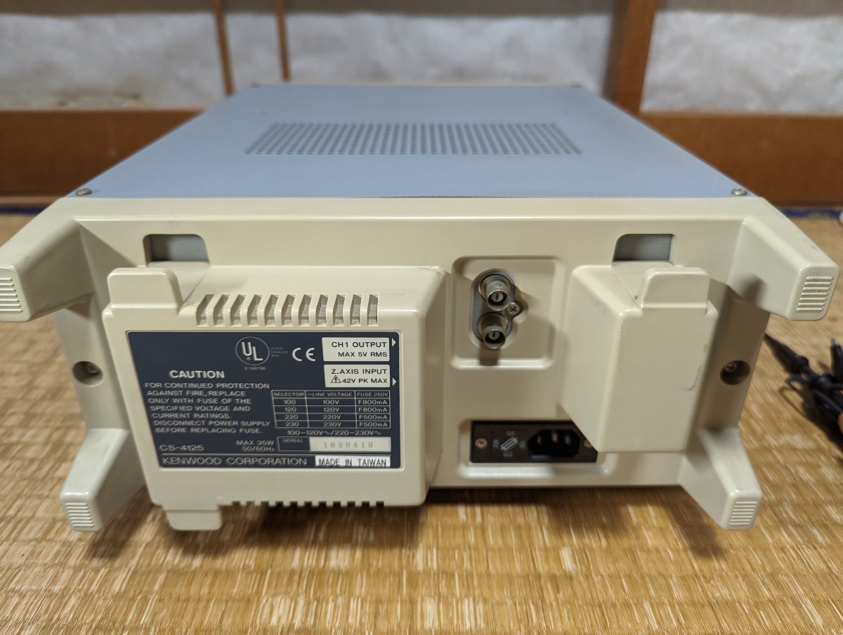 KENWOOD CS-4125 オシロスコープ 中古_画像3