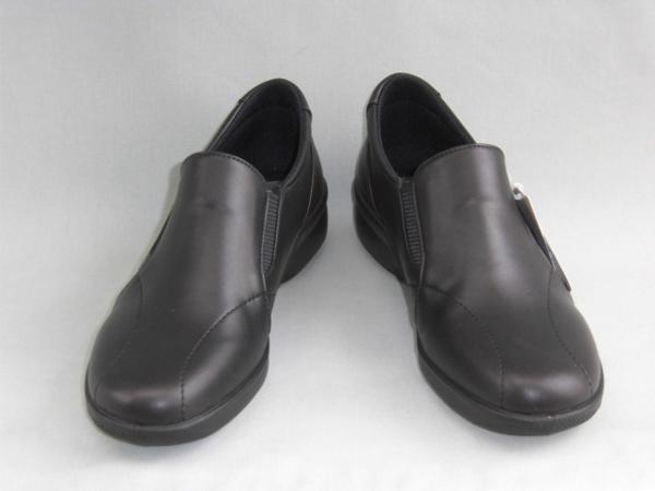  sale 24.0 made in Japan wide width 3E moon Star EVE Eve 259 black woman lady's ceremonial occasions . equipment slip-on shoes side-gore walking shoes 